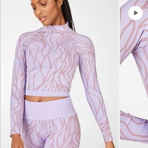 NWT Courtney Seamless Long-Sleeve Top Fabletics